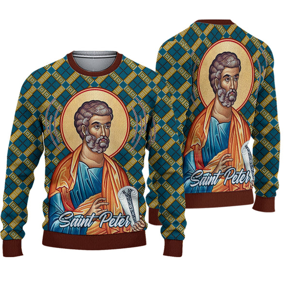 Saint-Peter-Ugly-Christmas-Sweater-For-Men-Women
